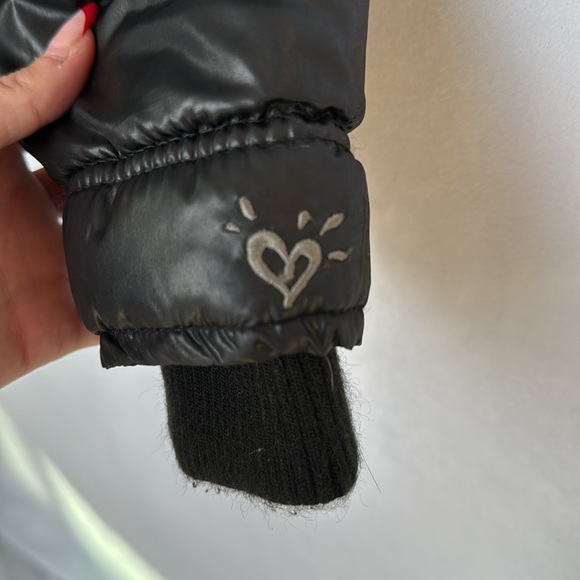 Justice Black Puffer Jacket - Picture 6 of 7